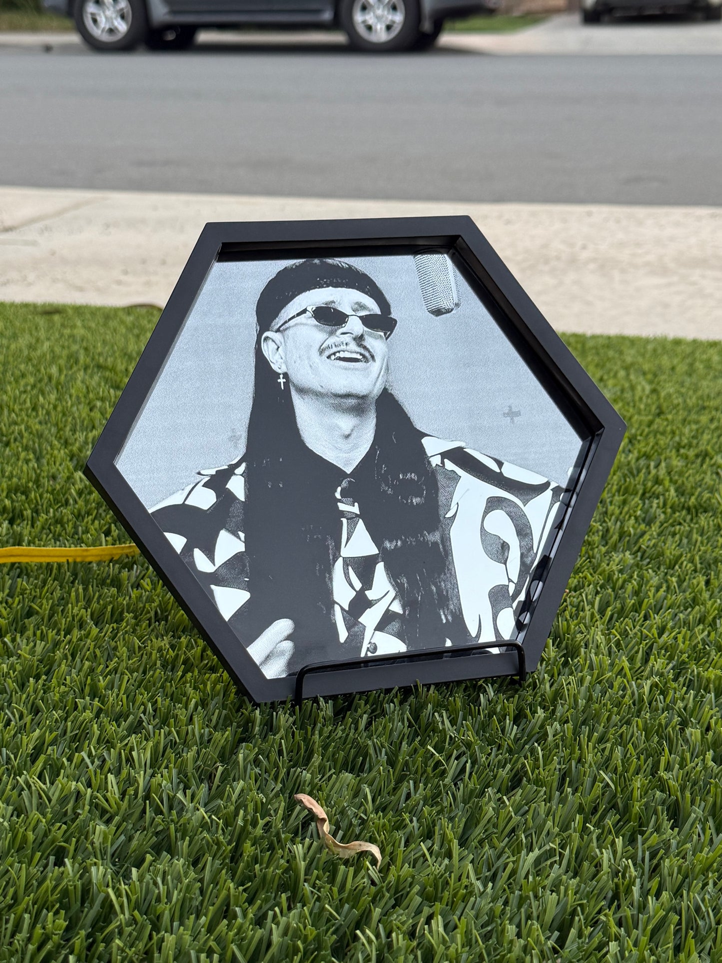 Oliver Tree Laser Engraved mirror