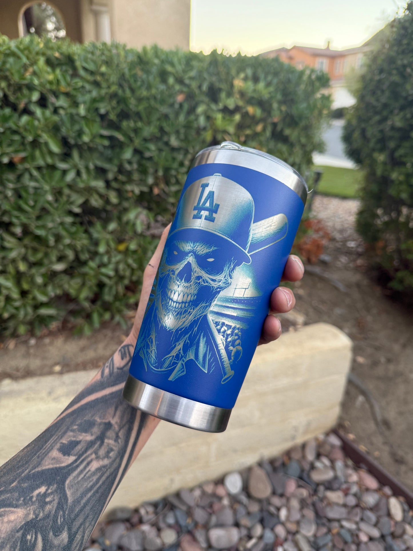 Dodgers 20oz Blue Tumbler