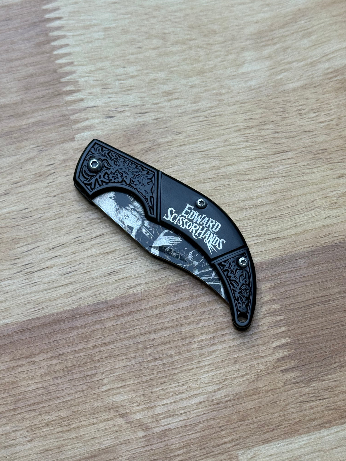 Edward Scissorhands Stainless Steel Folding Blade