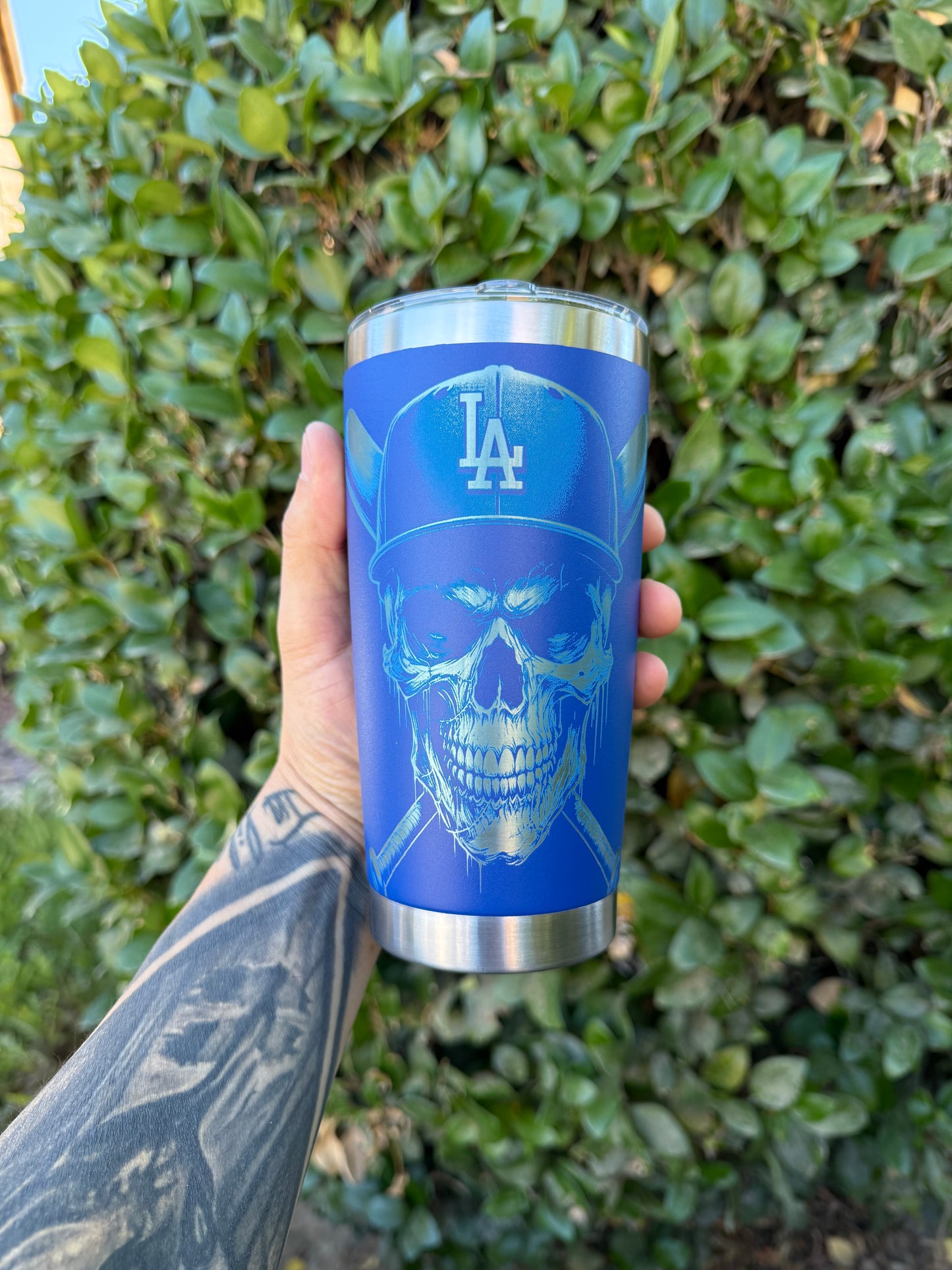 Dodgers 20oz Blue Tumbler