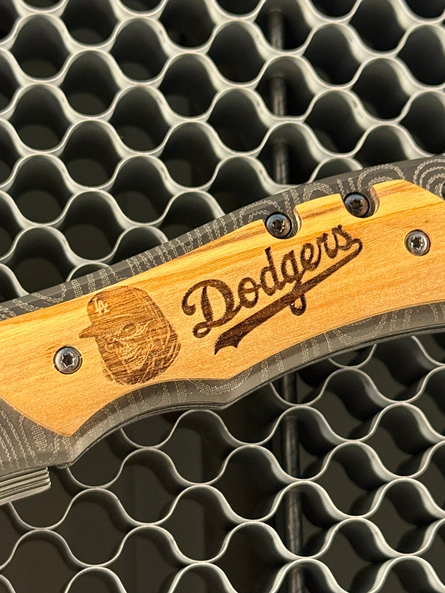 Dodgers 2025 Damascus Blade.