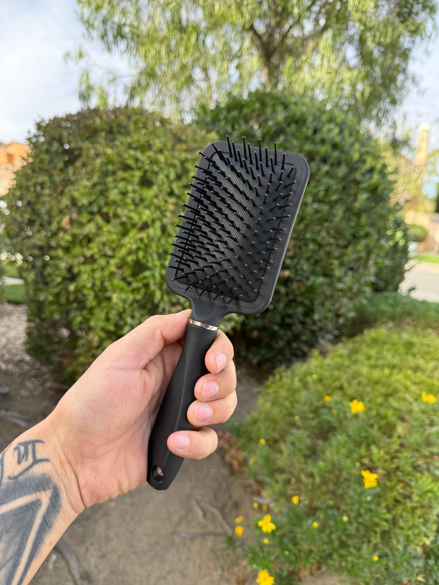 Dodgers Laser engraved Hair Brush