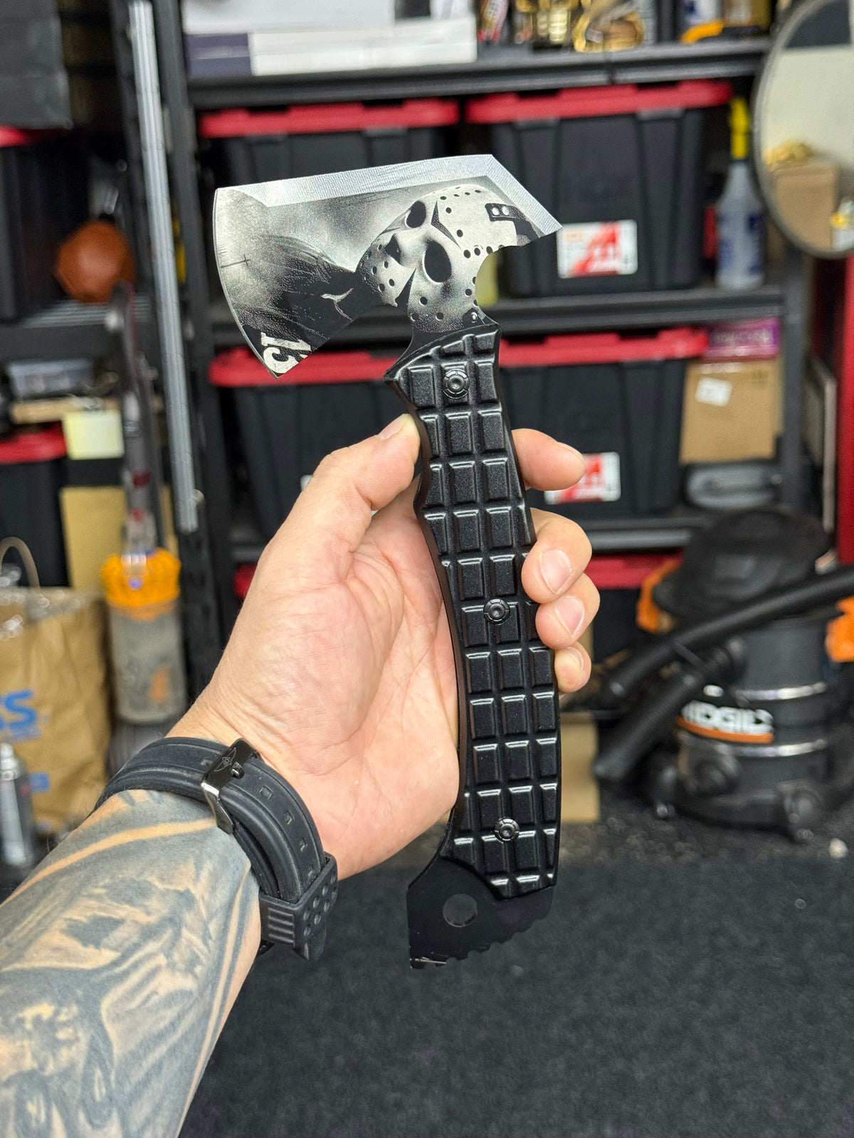 Black Stainless Steel Jason Voorhees Axe