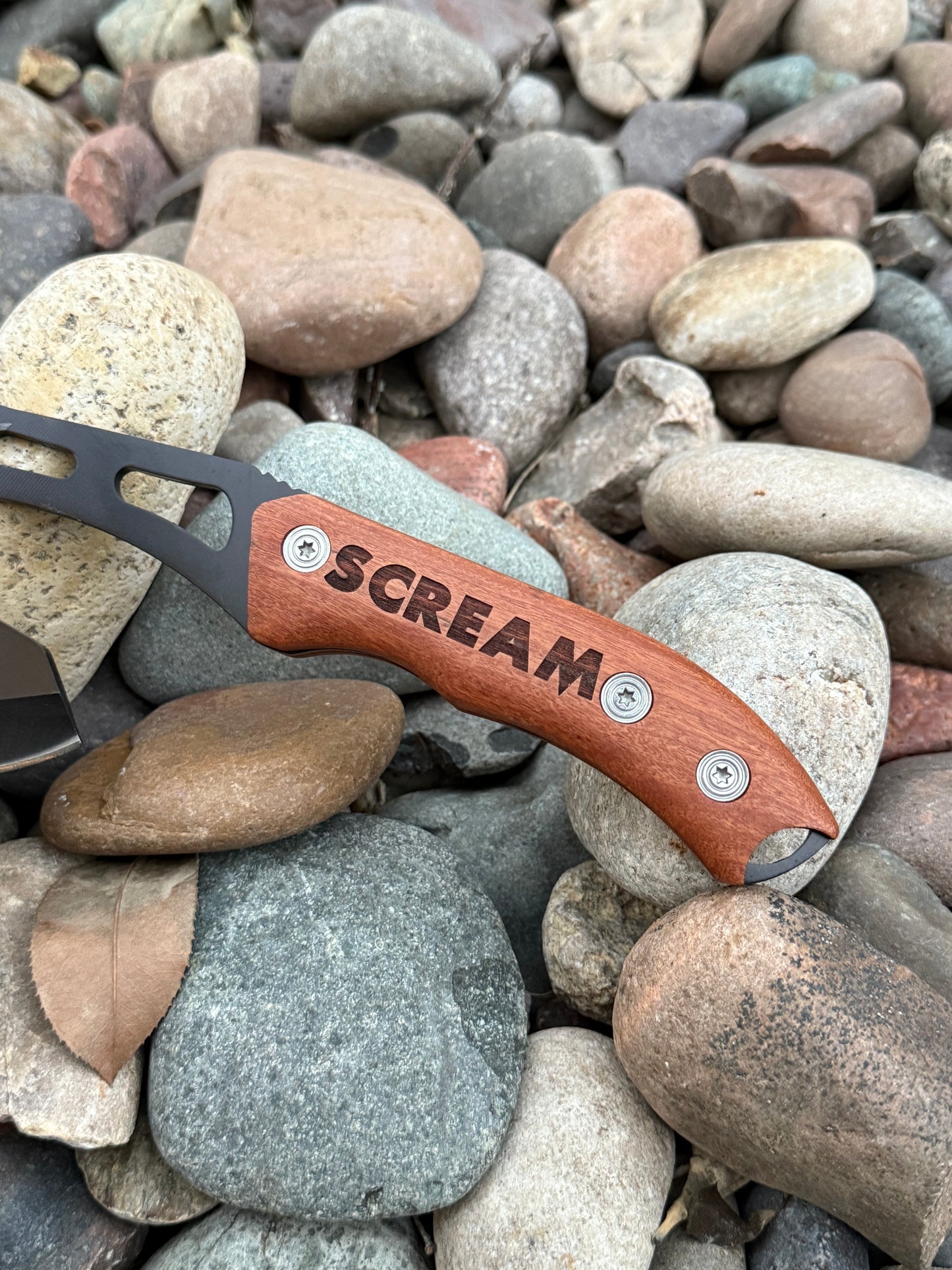 Scream Rosewood Handle Double Sided Axe