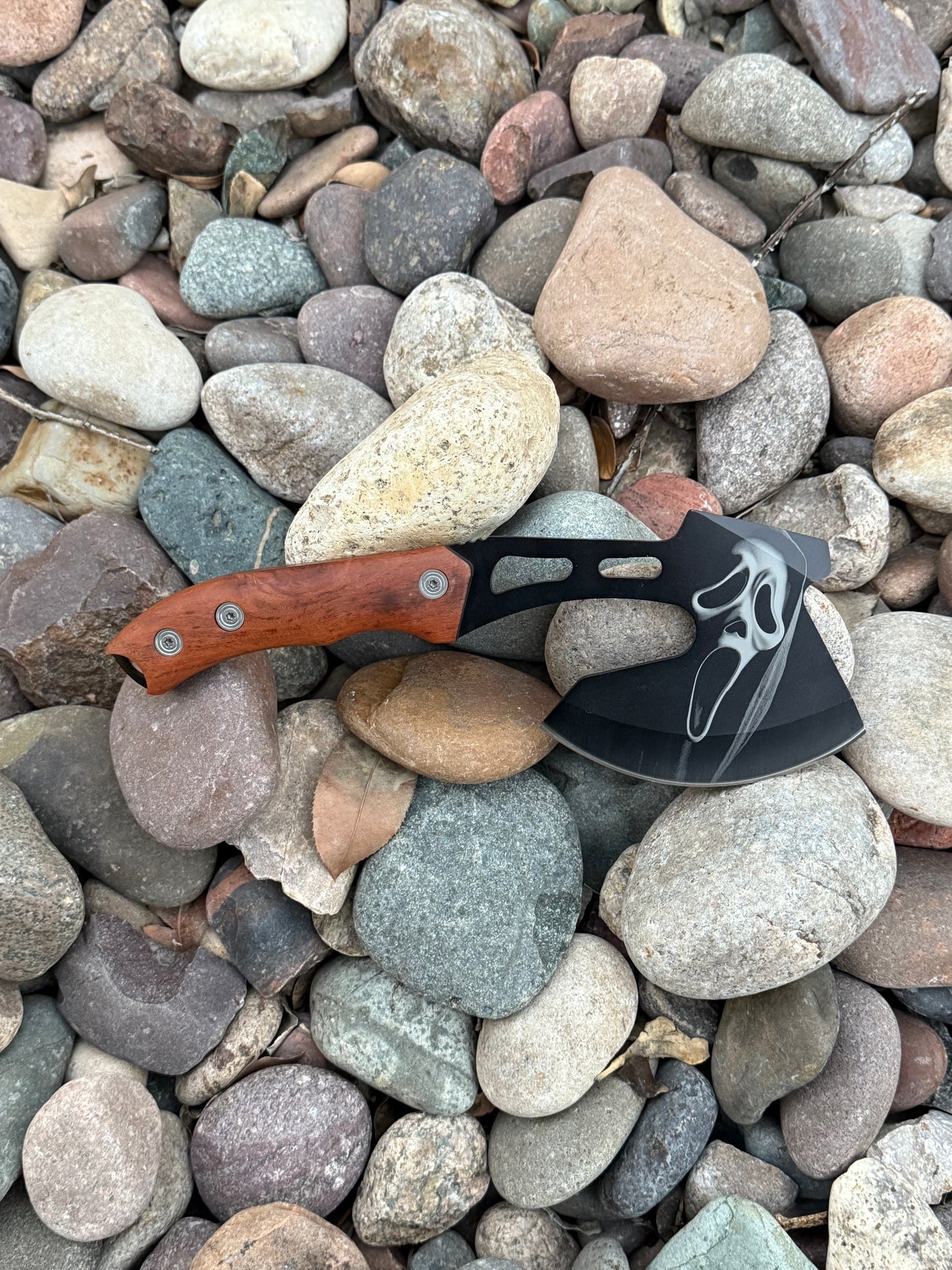 Scream Rosewood Handle Double Sided Axe