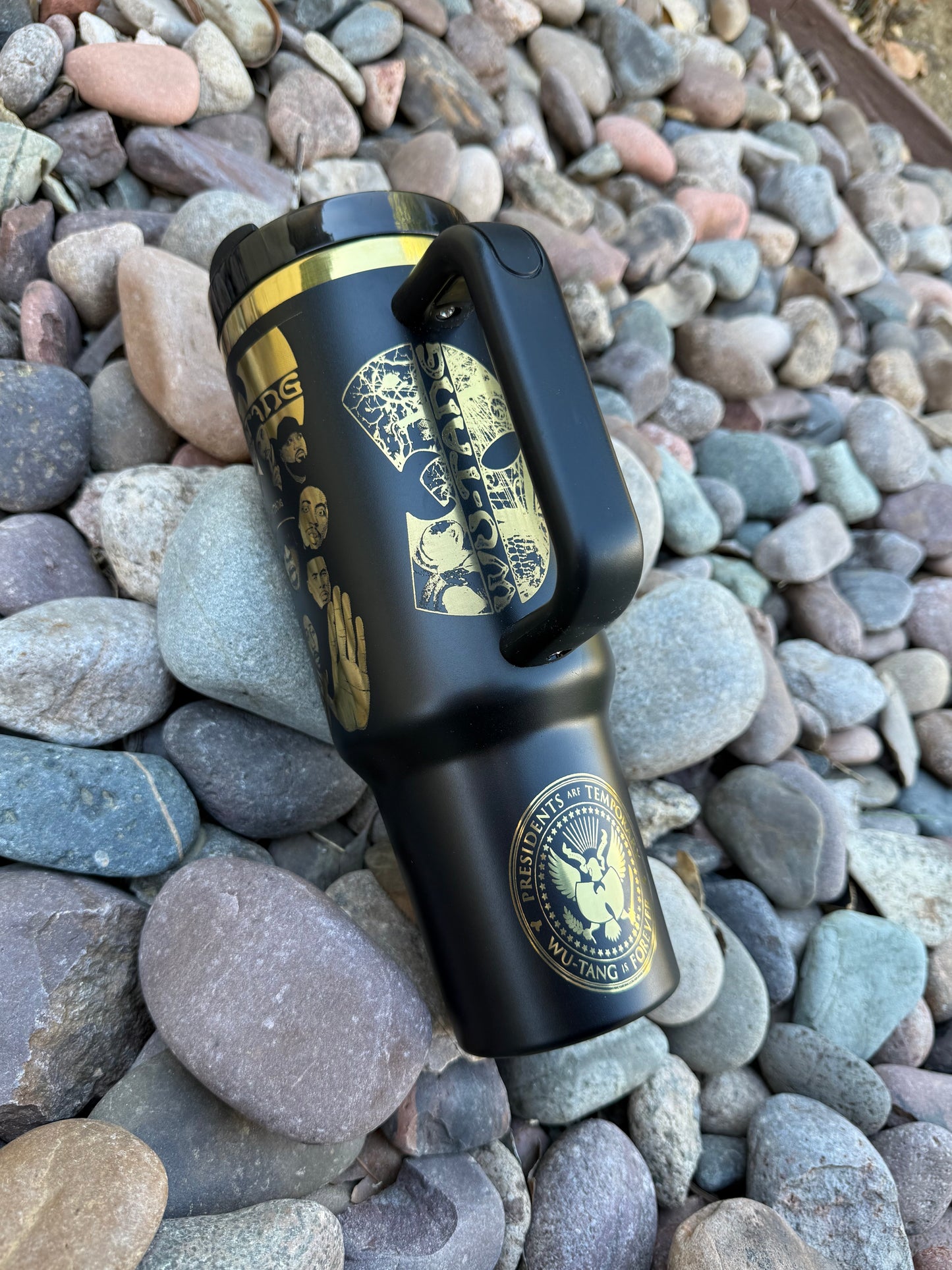 Wu-Tang Clan 40Oz Gold Plated Tumbler