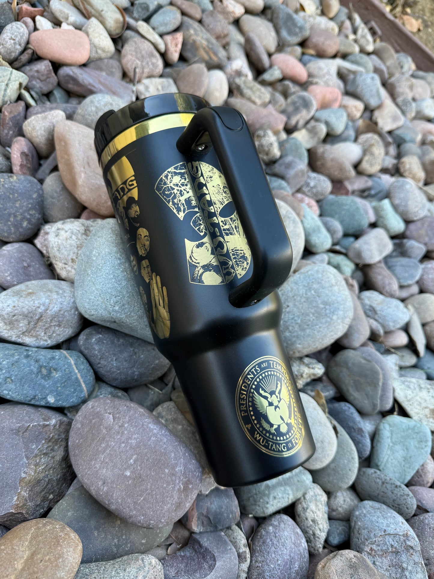 Wu-Tang Clan 40Oz Gold Plated Tumbler