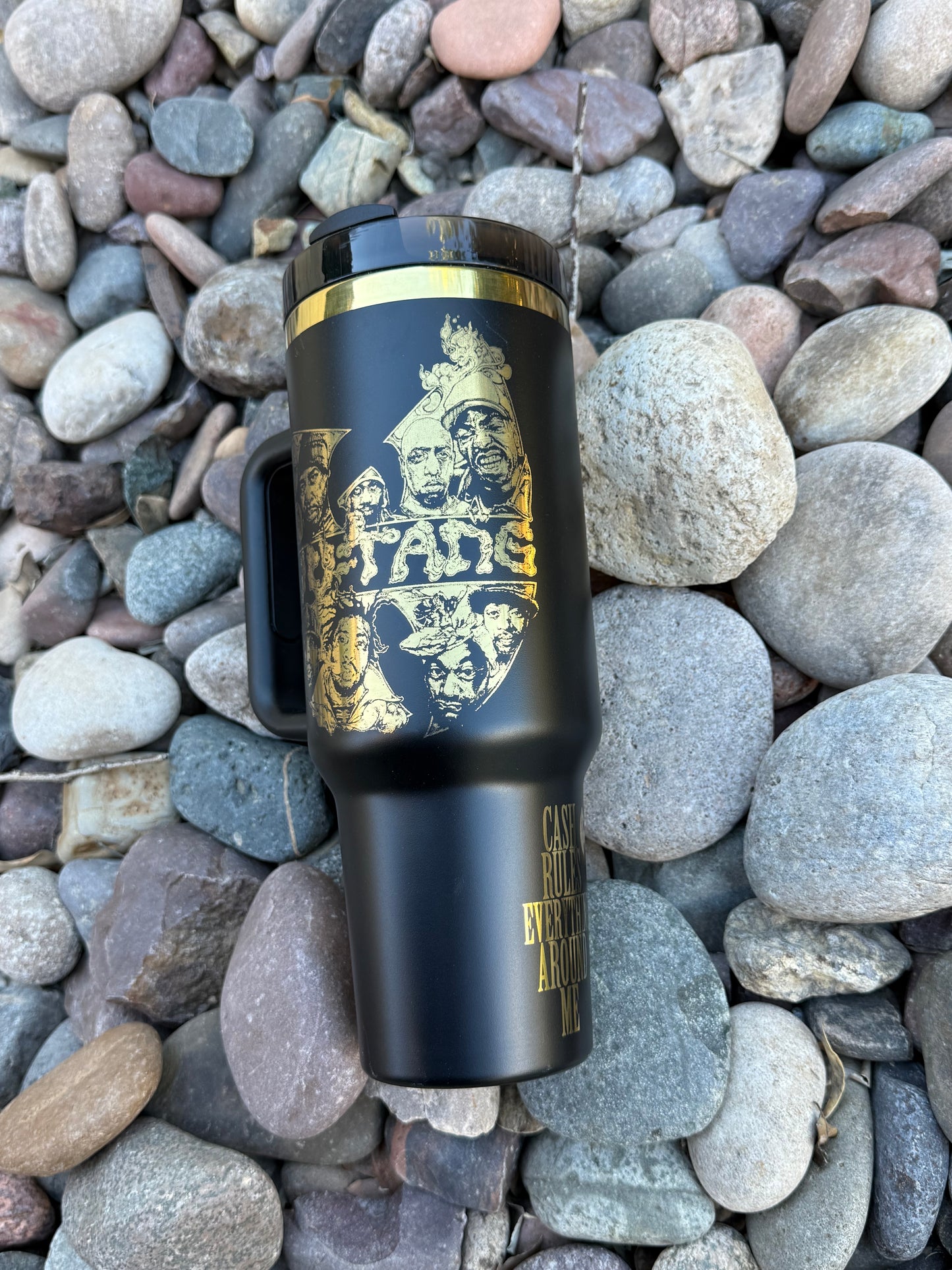 Wu-Tang Clan 40Oz Gold Plated Tumbler