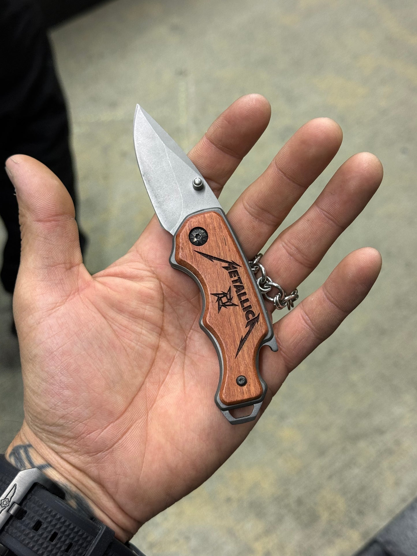 Metallica Wooden Folding Blade