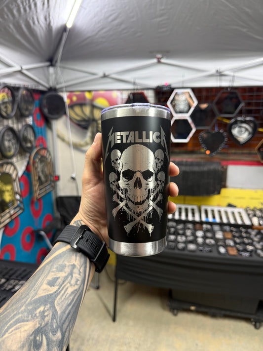 Metallica 20oz tumbler