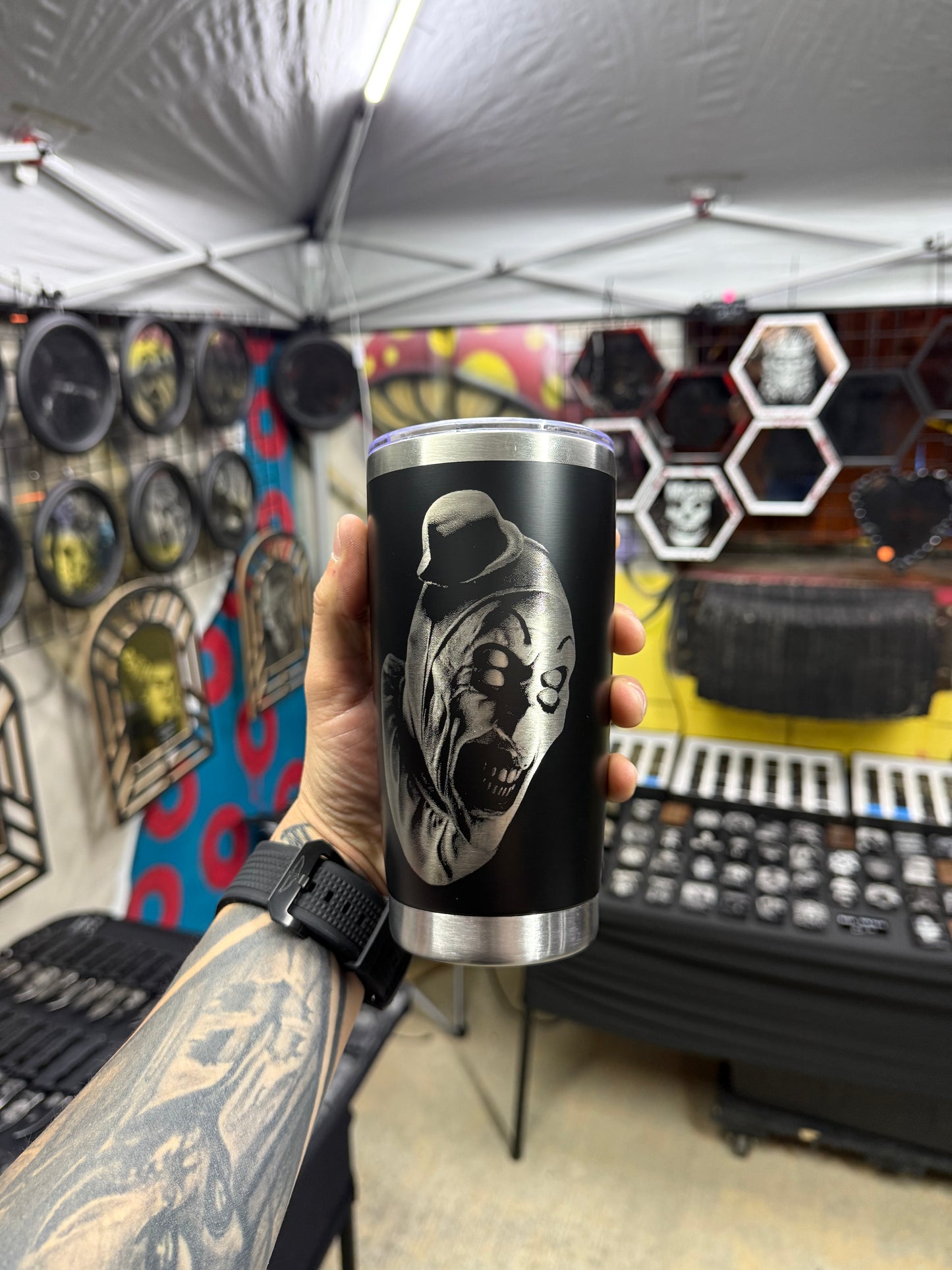 Terrifier double face 20oz tumbler