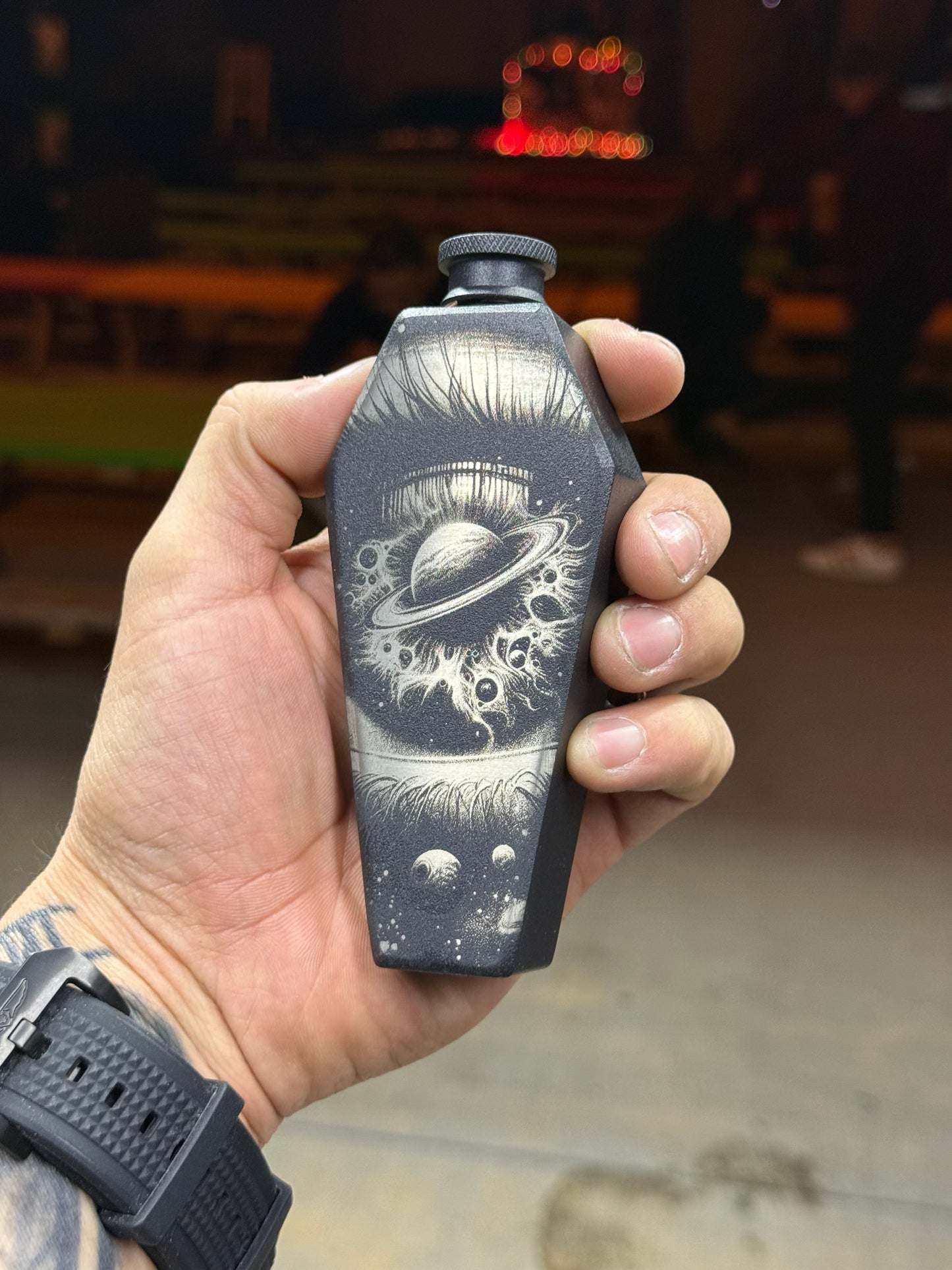Cosmic Eye Coffin Flask