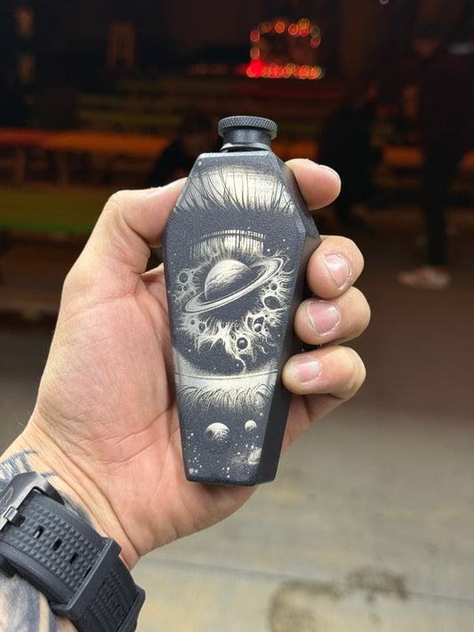 Cosmic Eye Coffin Flask
