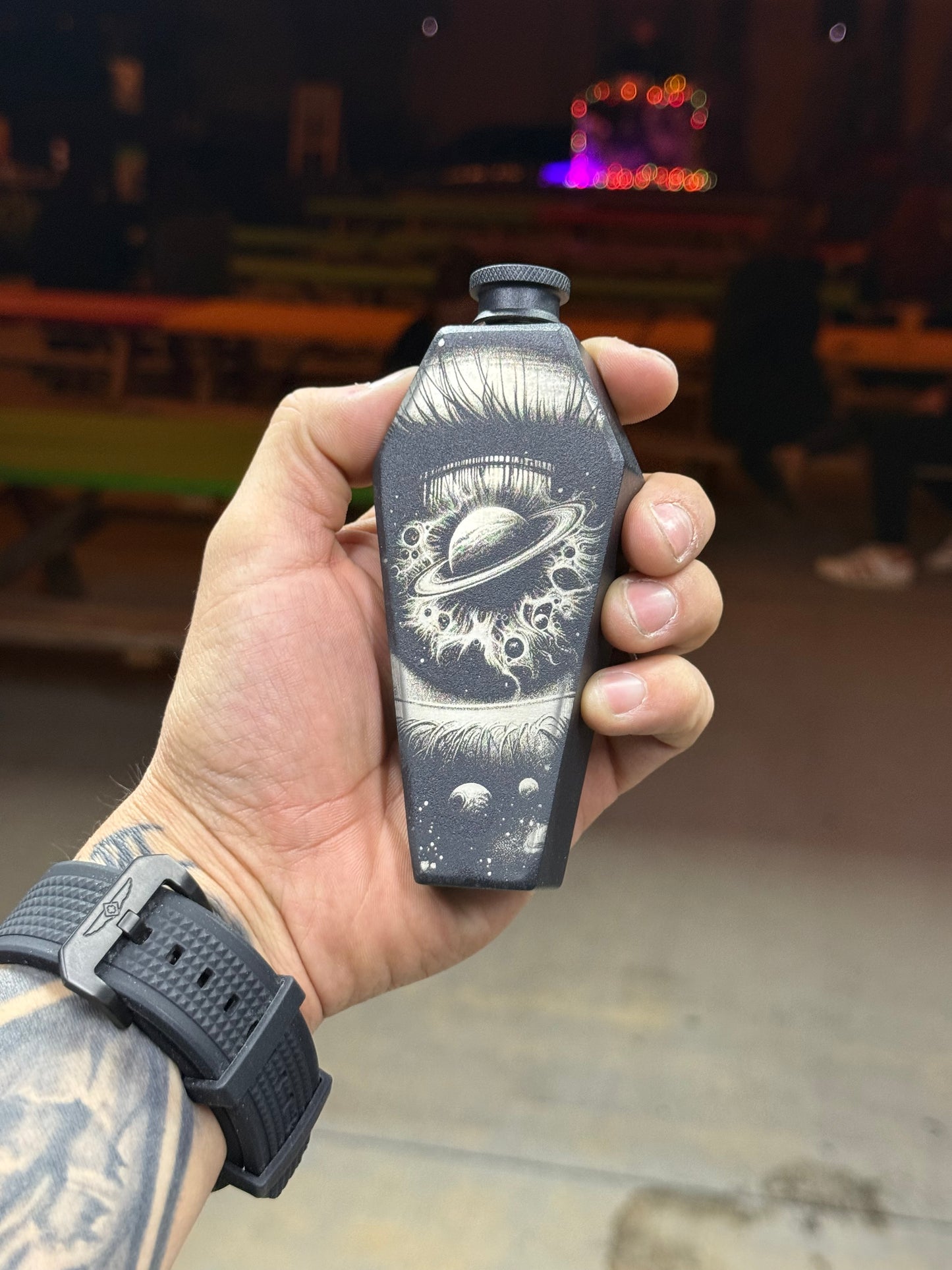 Cosmic Eye Coffin Flask