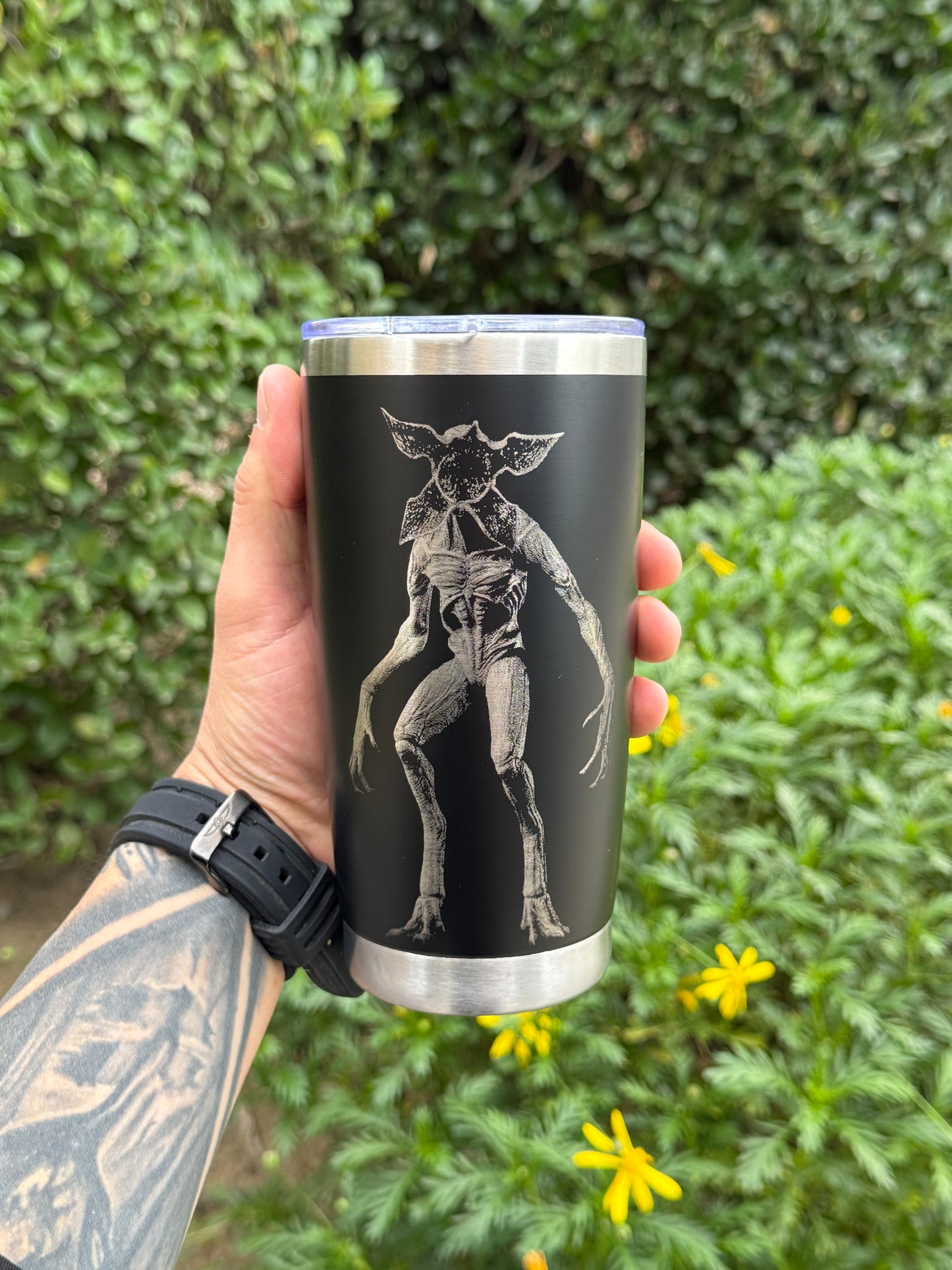 Stranger Things Vecna/Demogorgon 20 ounce Tumbler