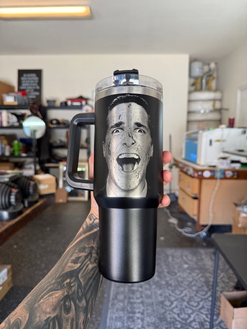 American Psycho 40 Oz Tumbler