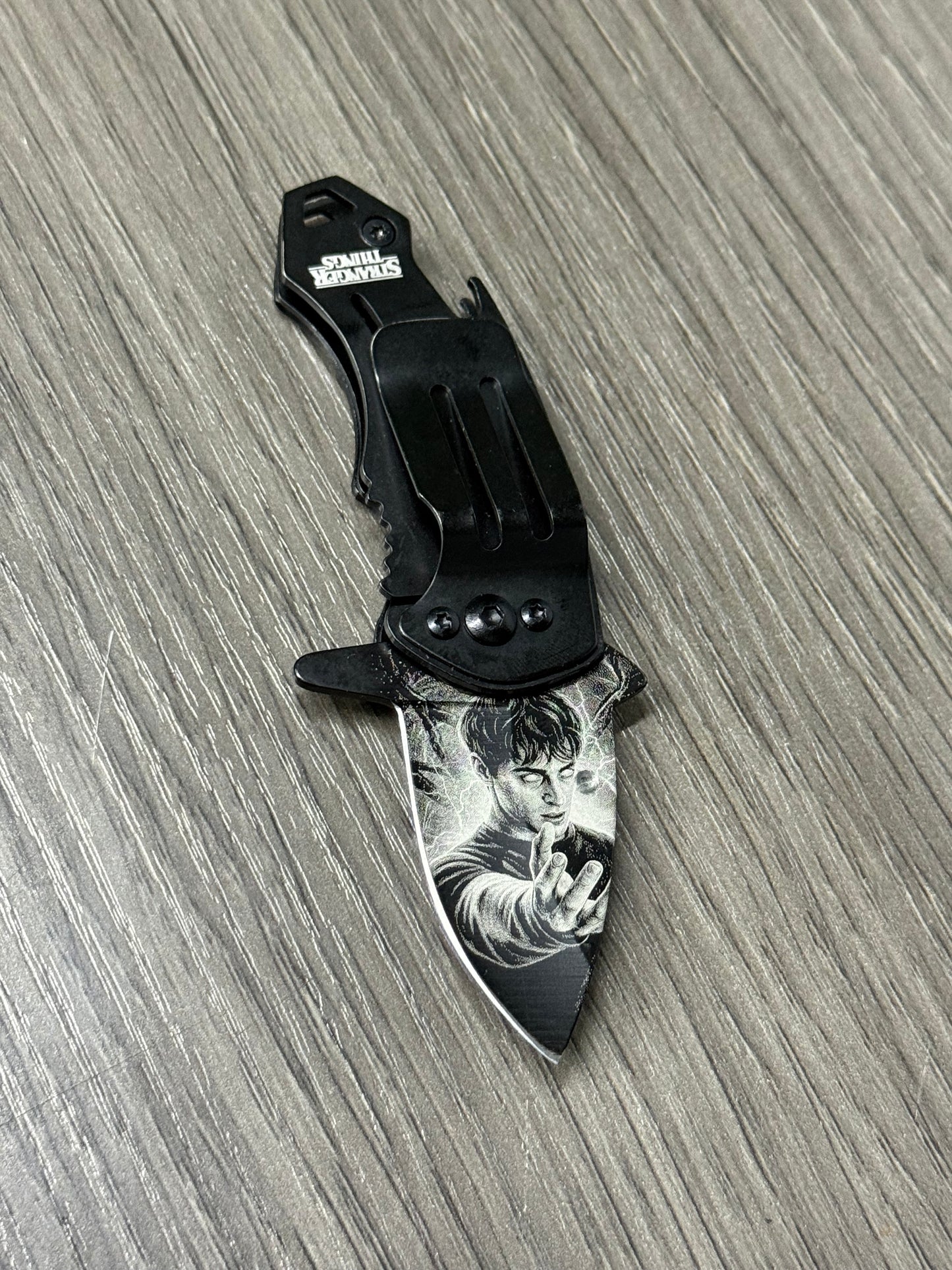 Stranger Things mini stainless steel folding knife