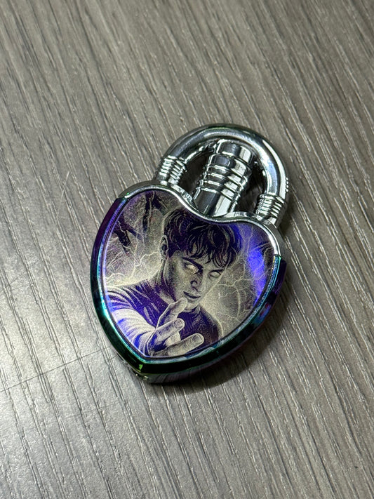 Will Byer of Stranger Things stainless steel heart lighter