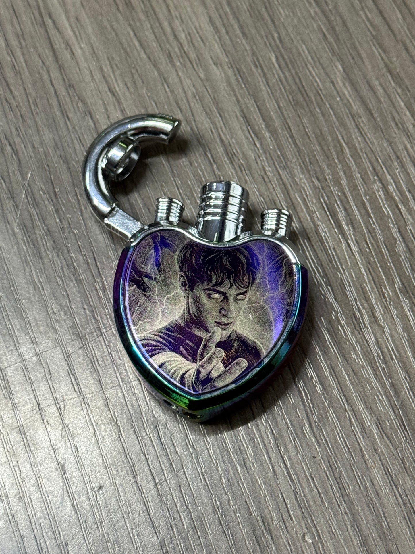 Will Byer of Stranger Things stainless steel heart lighter