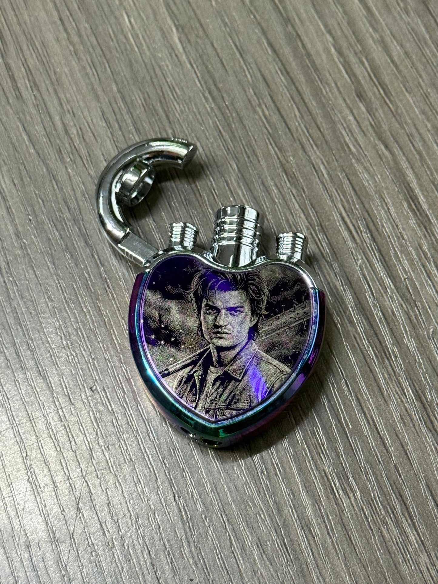 Steve Harrington Stainless Heart Lighter