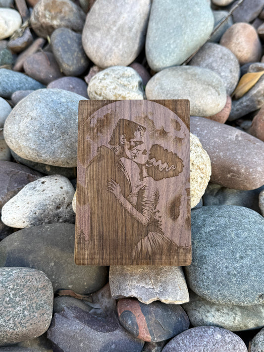 Frankenstein and his bride’s dash box