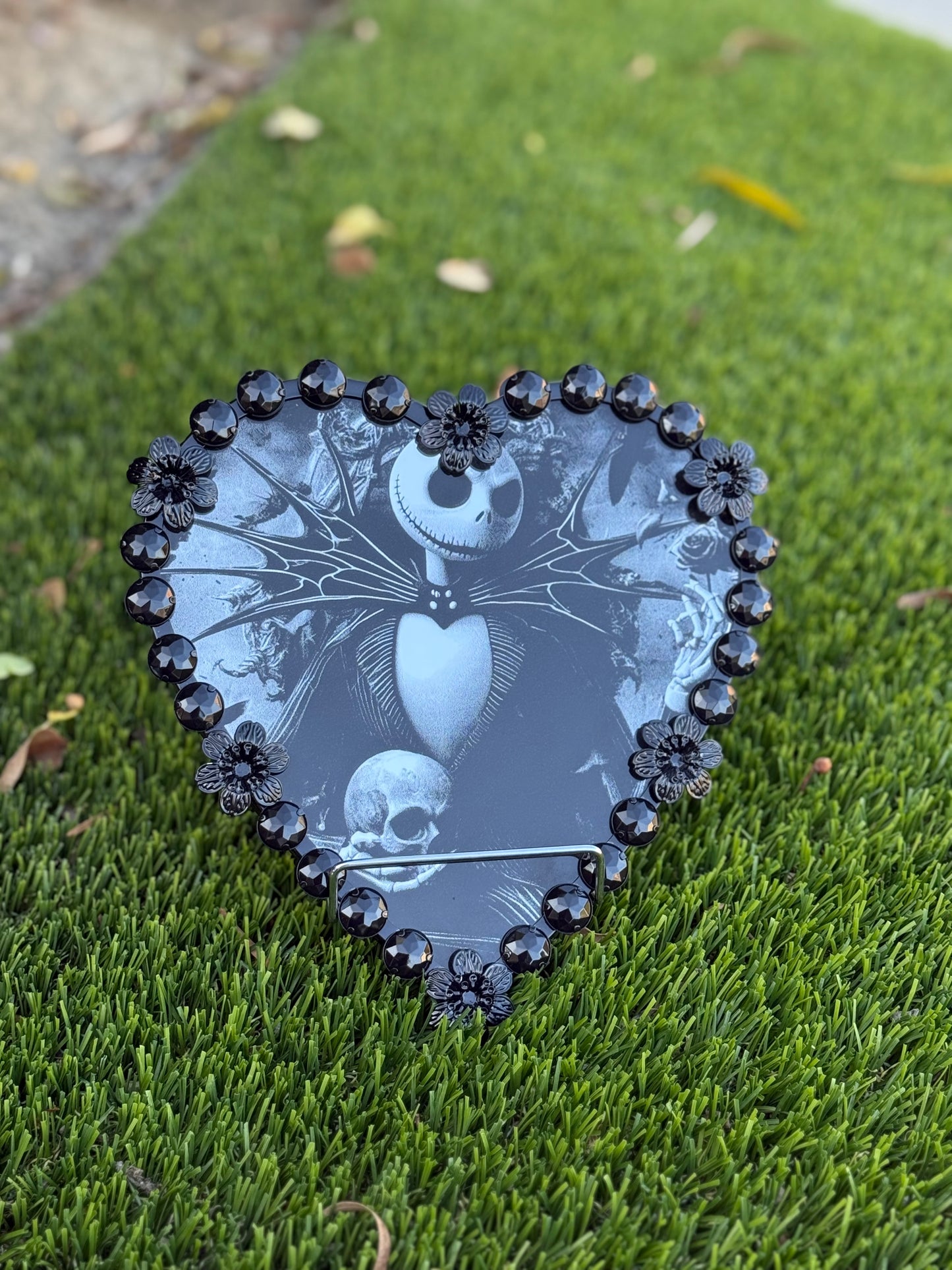 Jack Skellington Laser engraved Stainless Steel Mirror