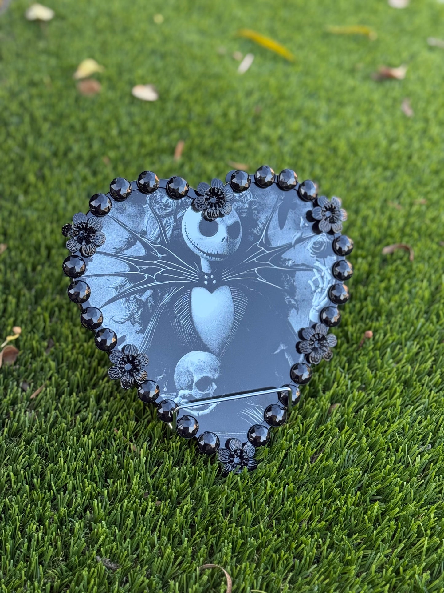 Jack Skellington Laser engraved Stainless Steel Mirror