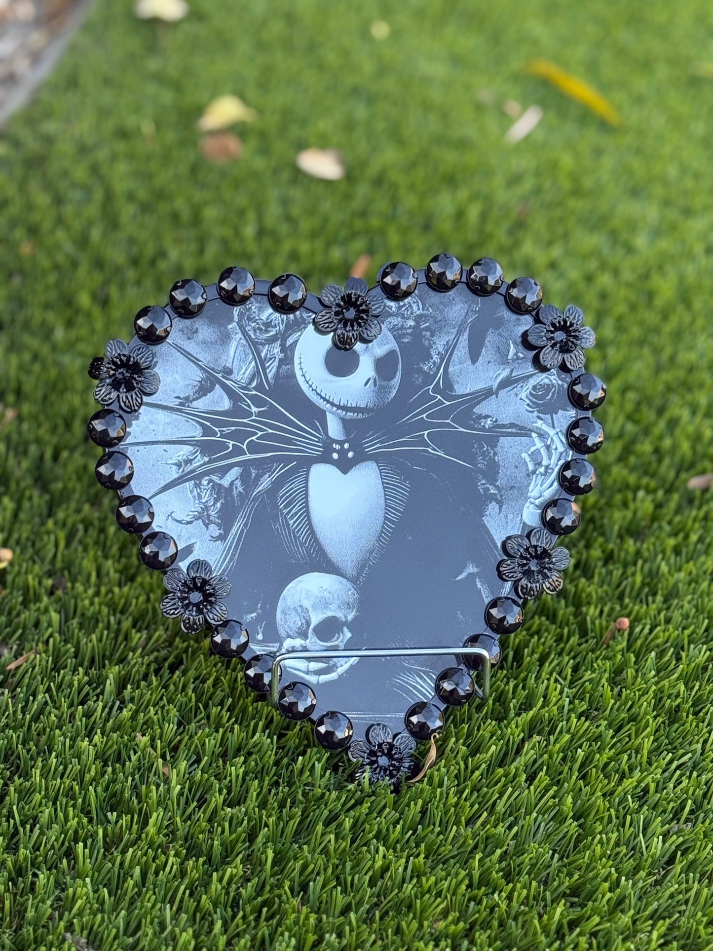 Jack Skellington Laser engraved Stainless Steel Mirror