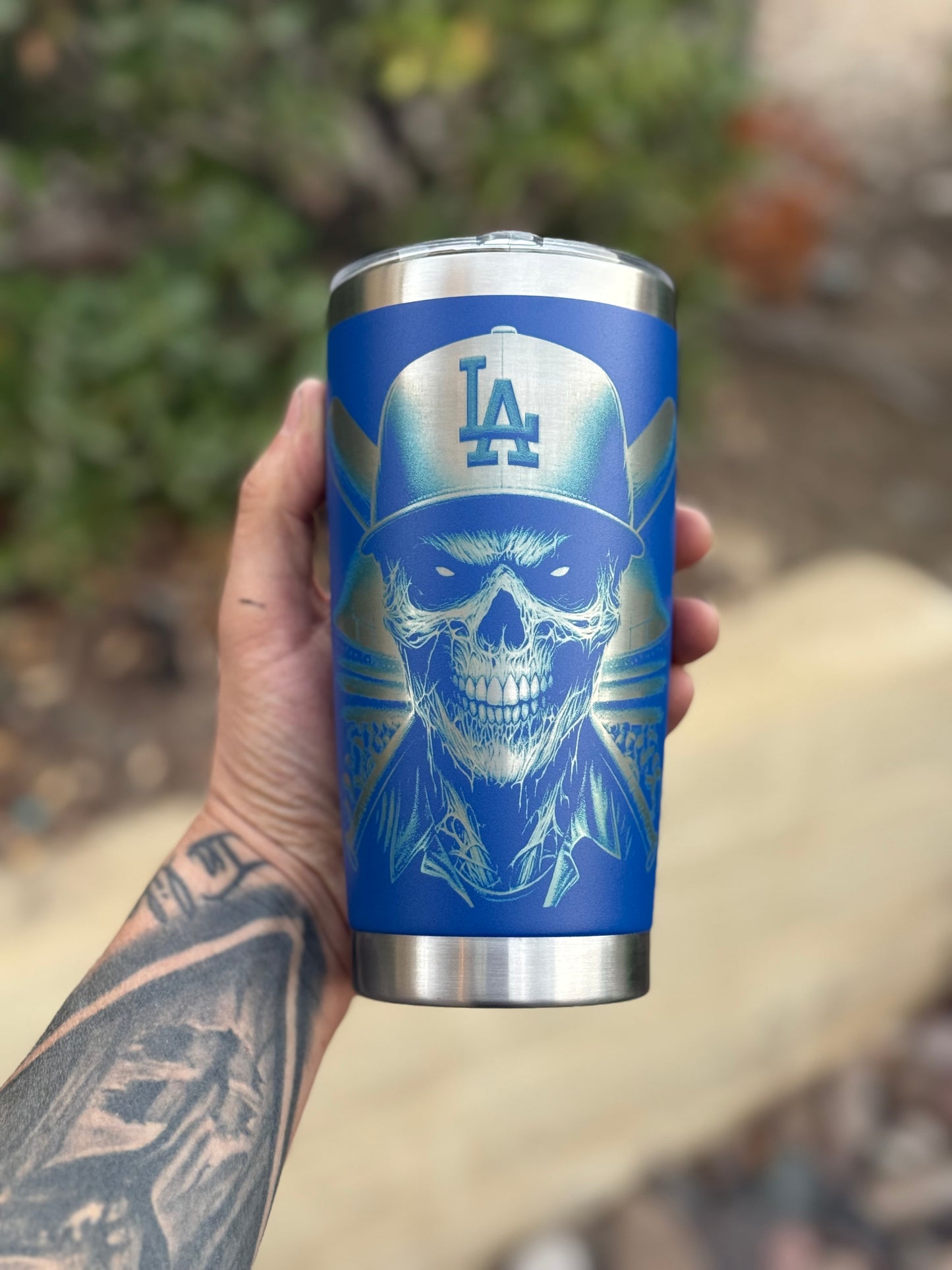 Dodgers 20oz Blue Tumbler