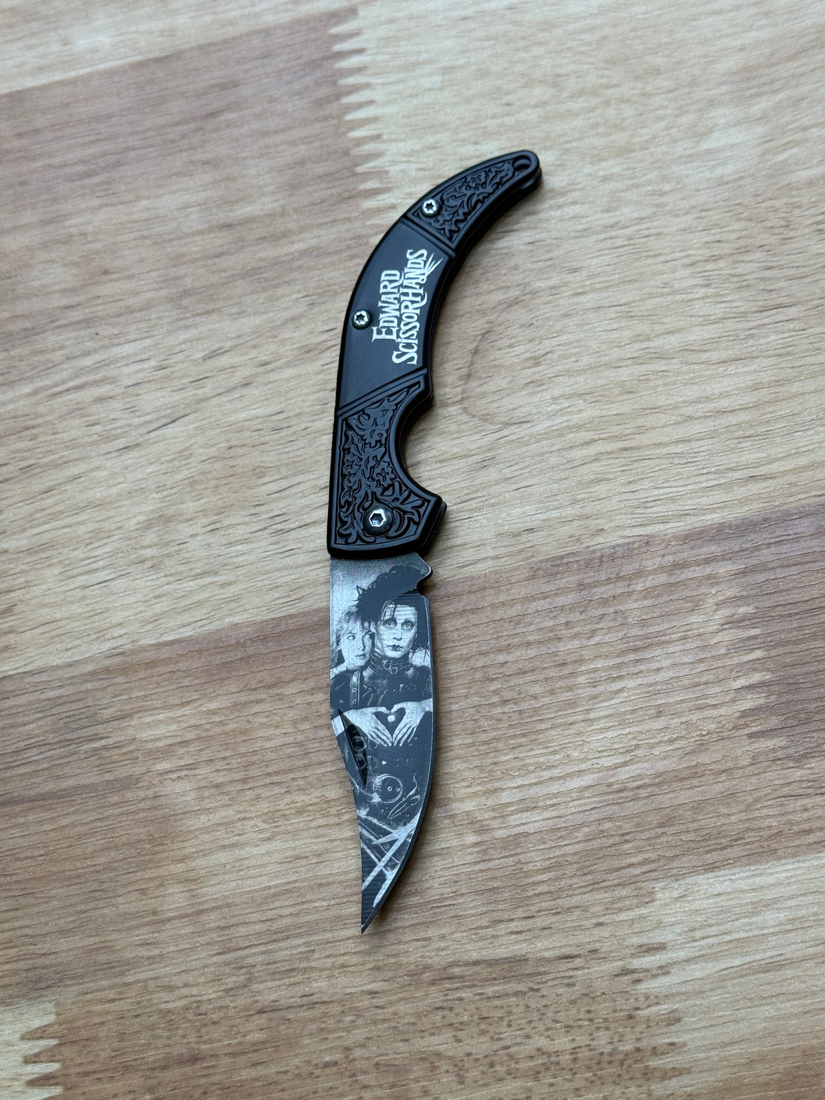Edward Scissorhands Stainless Steel Folding Blade