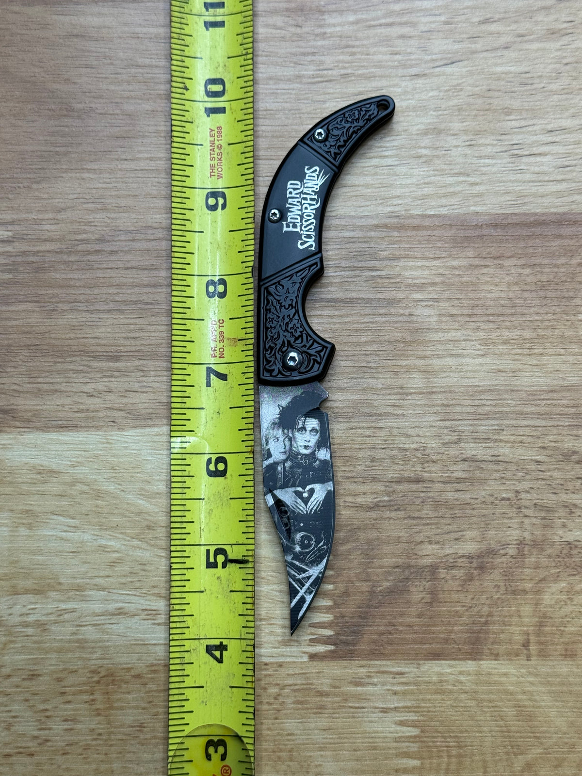 Edward Scissorhands Stainless Steel Folding Blade