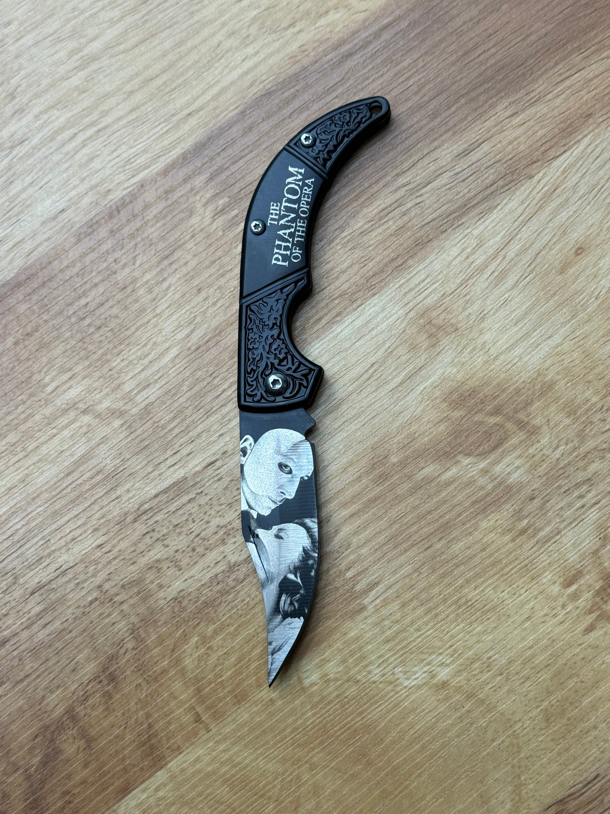 Phantom Of The Opera Stainless Steel Folding Blade