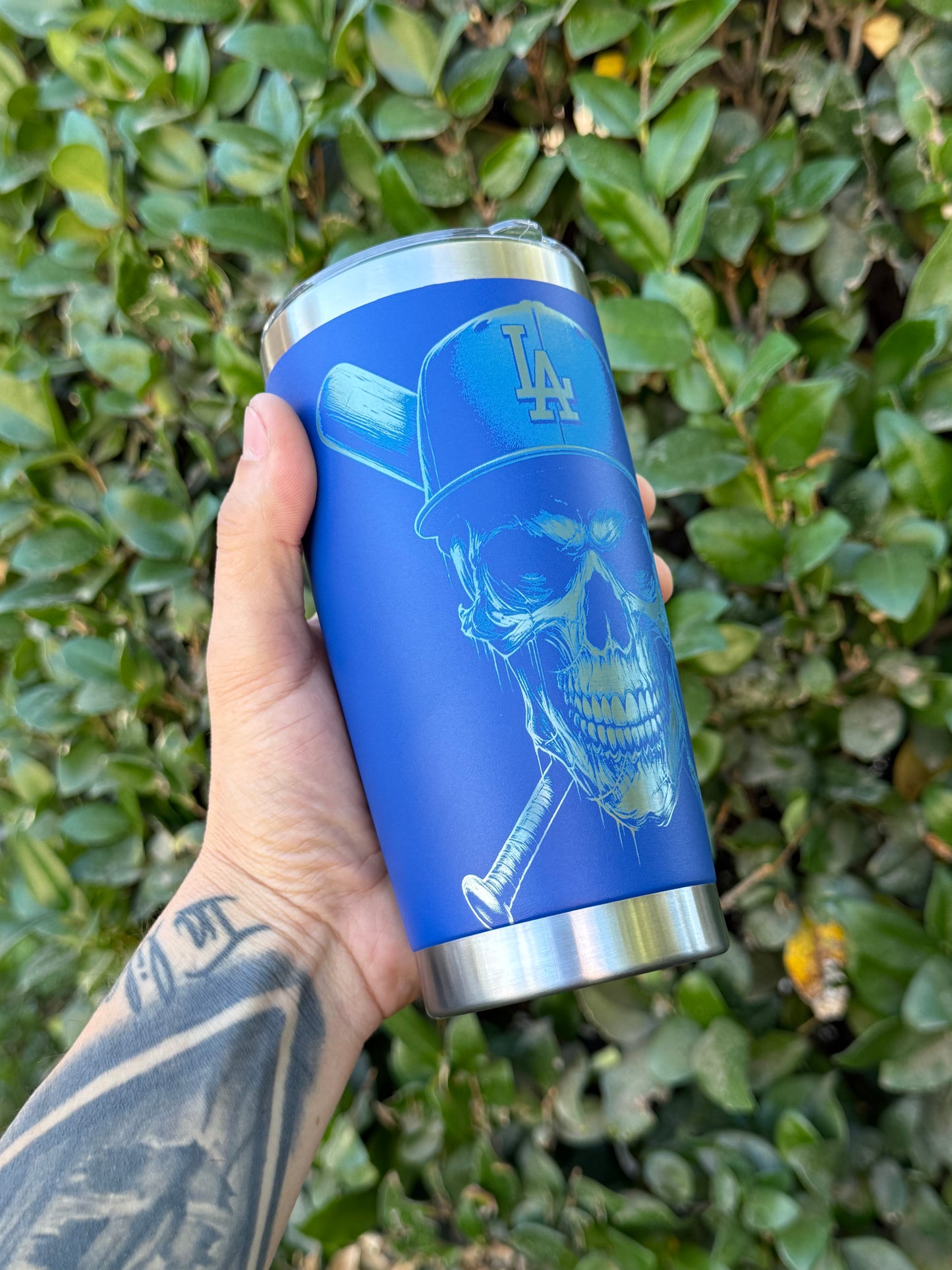 Dodgers 20oz Blue Tumbler