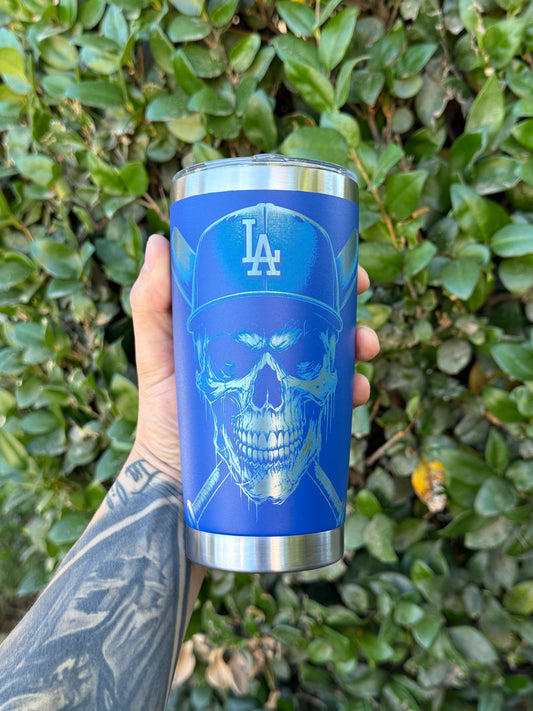 Dodgers 20oz Blue Tumbler
