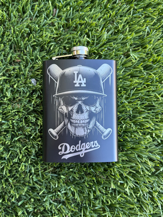 laser engraved flask
