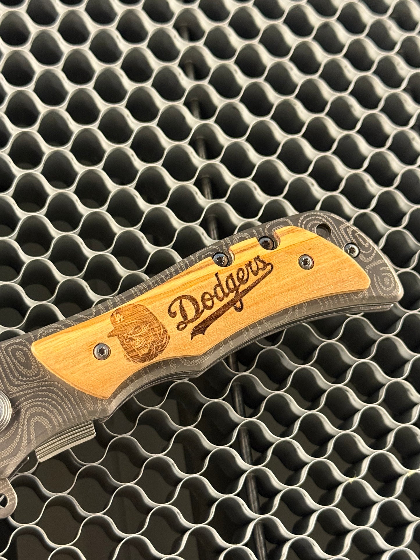 Dodgers 2025 Damascus Blade.