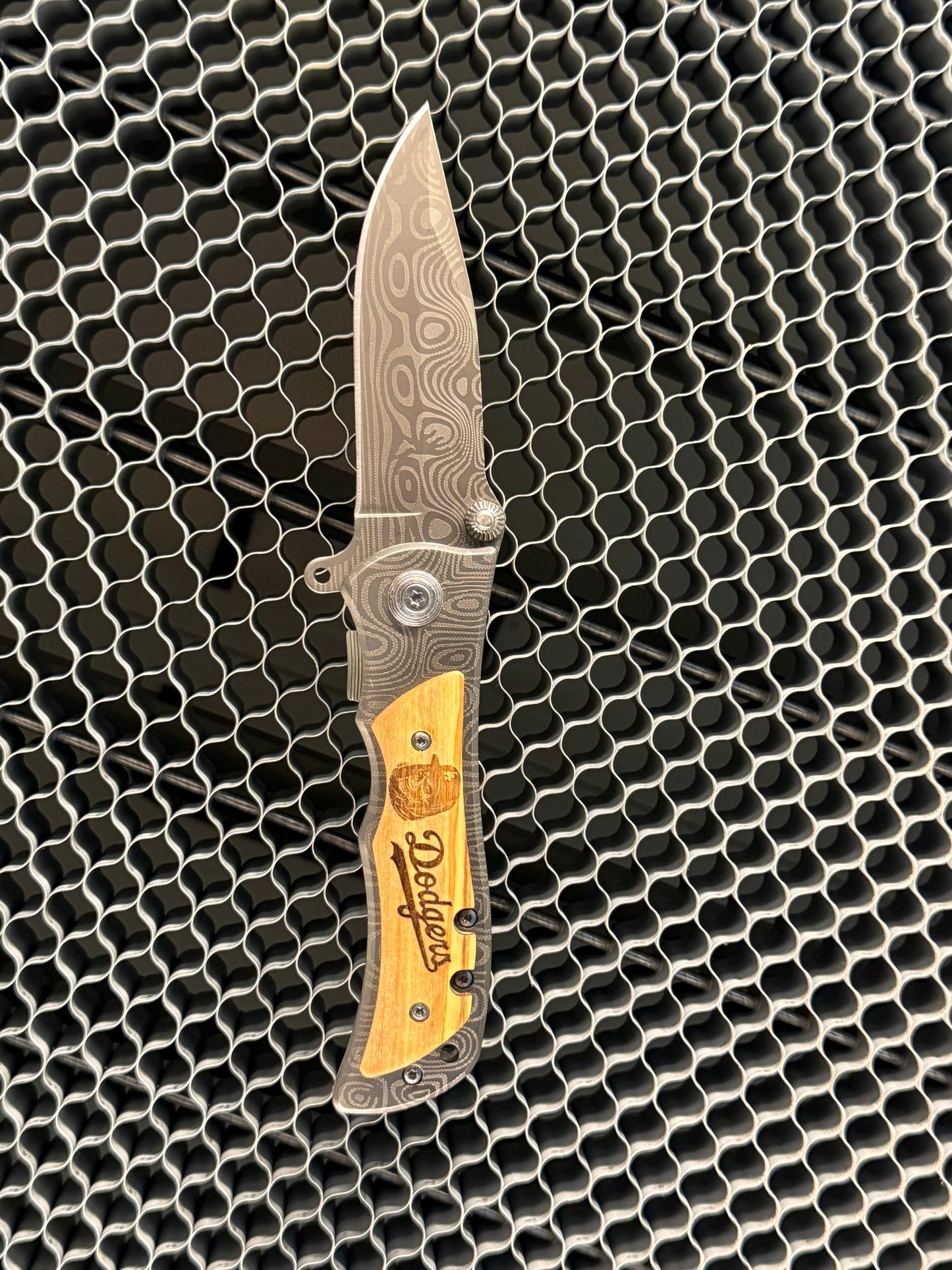Dodgers 2025 Damascus Blade.