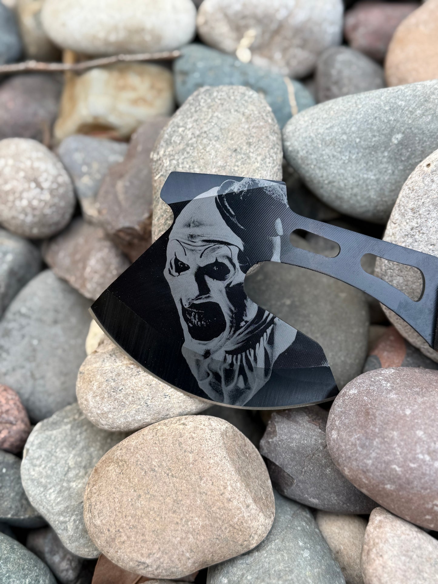 Terrifier Art The Clown Laser Engraved Axe