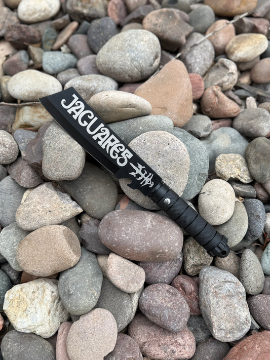 Jaguares Laser Wngraved Blade and Sheath
