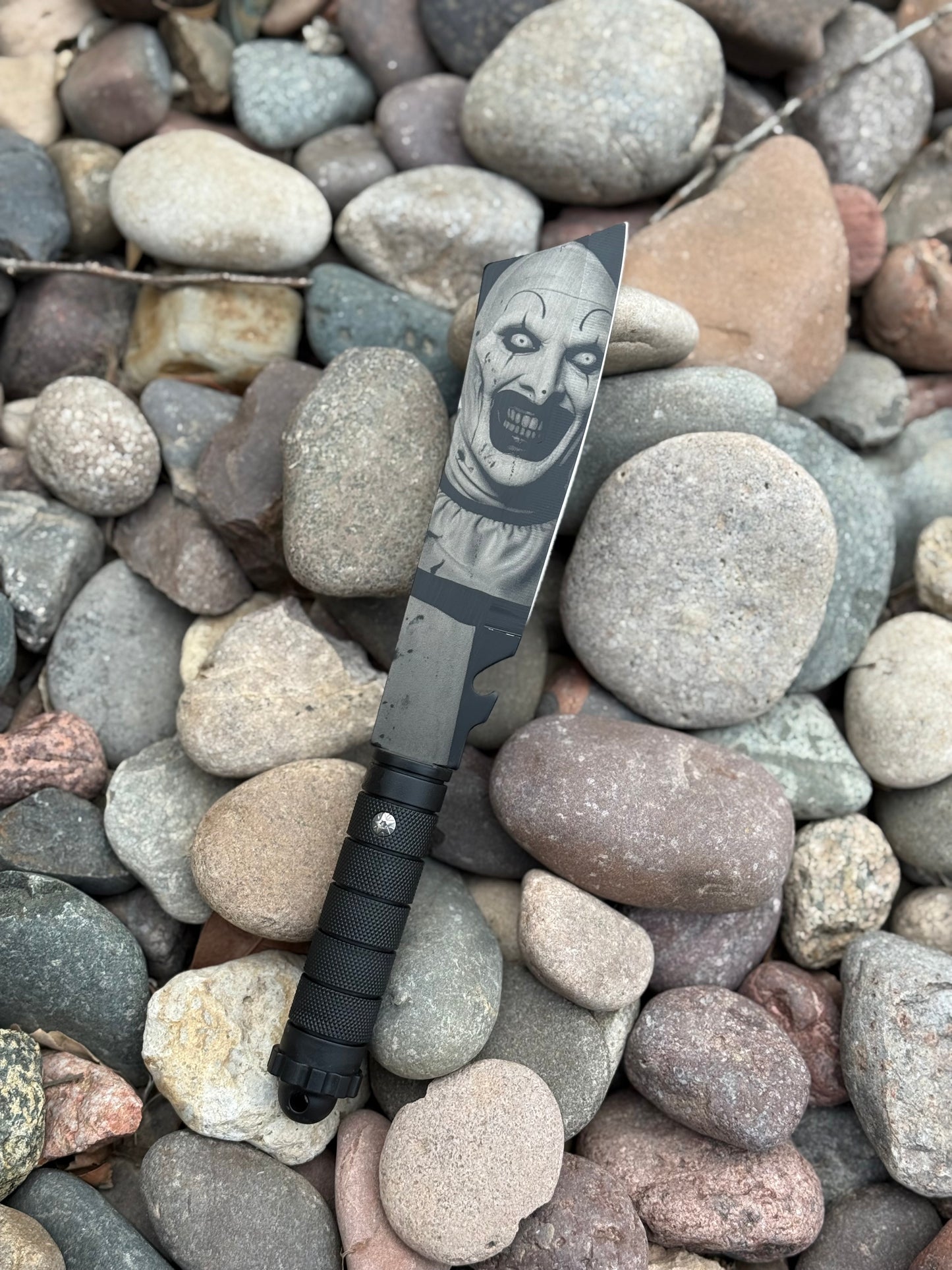 Terrifier Art The Clown Laser Engraved Knife