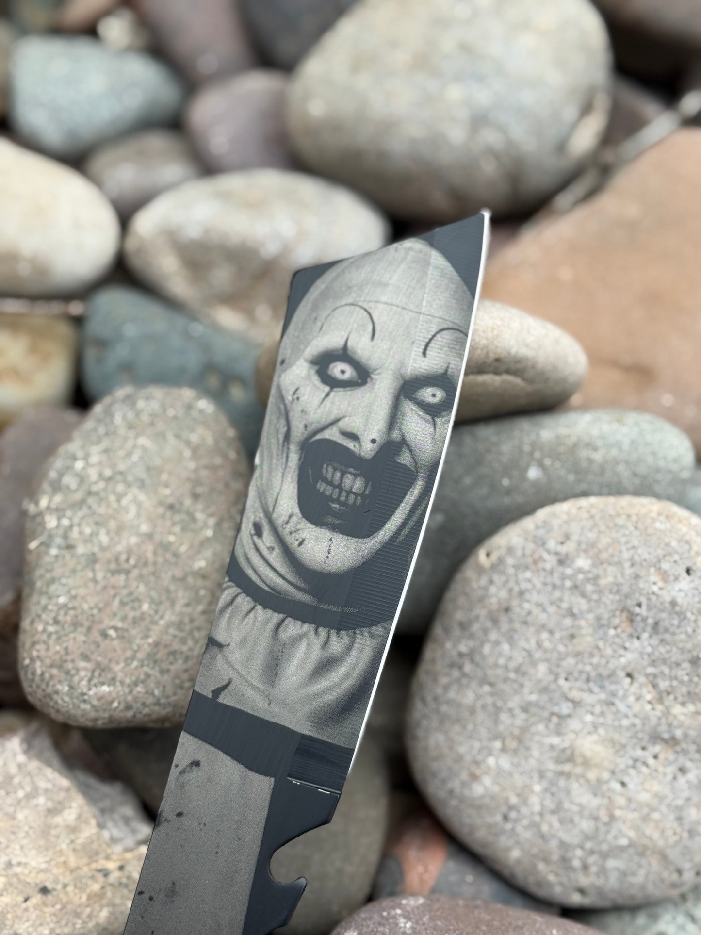 Terrifier Art The Clown Laser Engraved Knife
