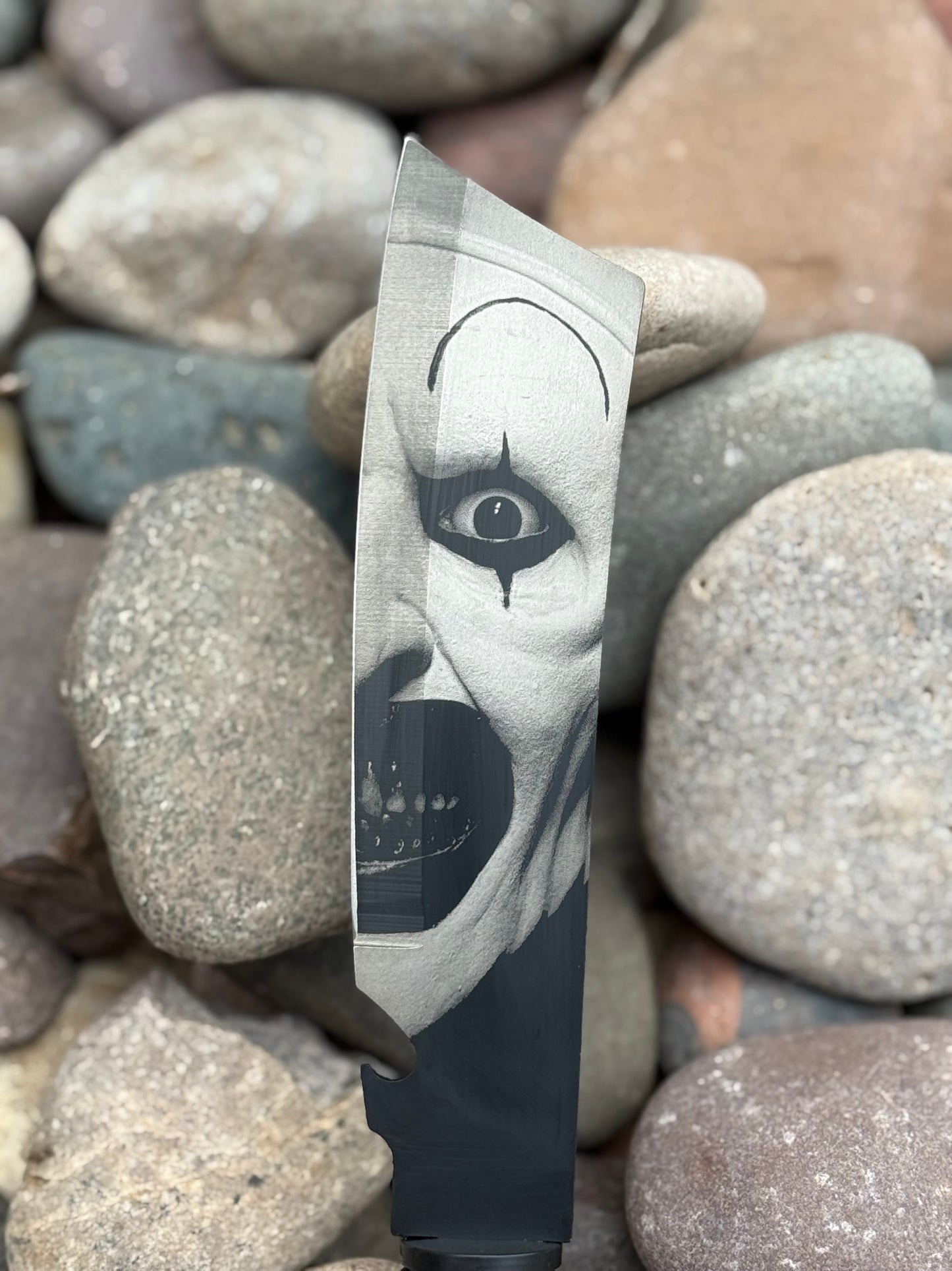Terrifier Art The Clown Laser Engraved Knife
