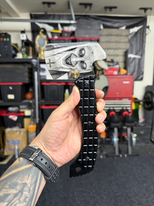 Black Stainless Steel The Nun Axe