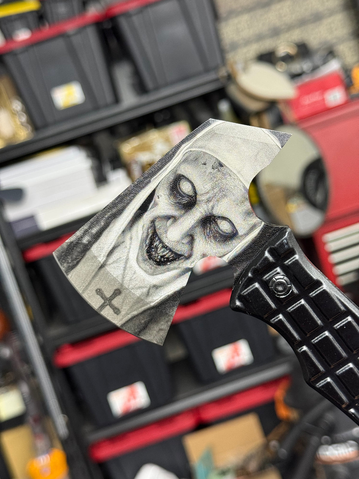 Black Stainless Steel The Nun Axe