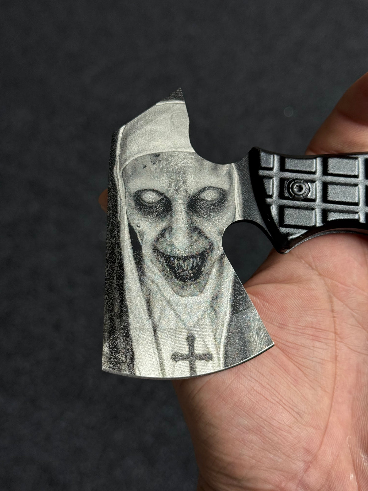 Black Stainless Steel The Nun Axe