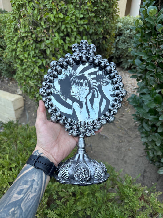 Junji Ito Laser Engraved Decorative Mirror