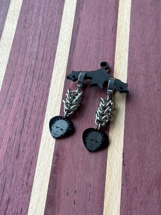 Hellraiser chainmail Earrings