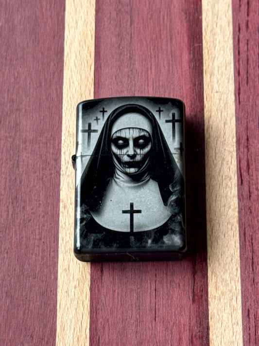 The Nun zippo style lighter