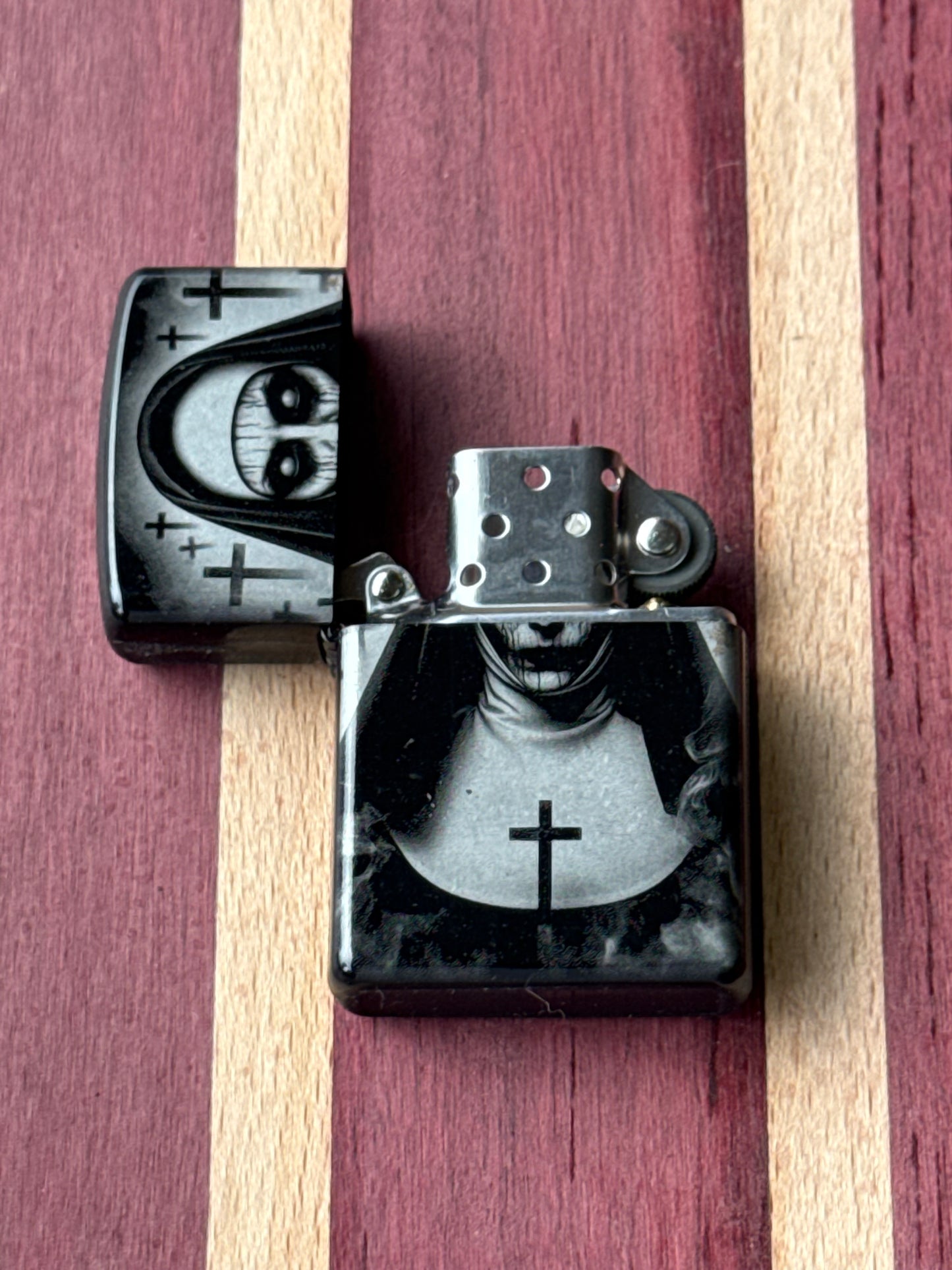 The Nun zippo style lighter
