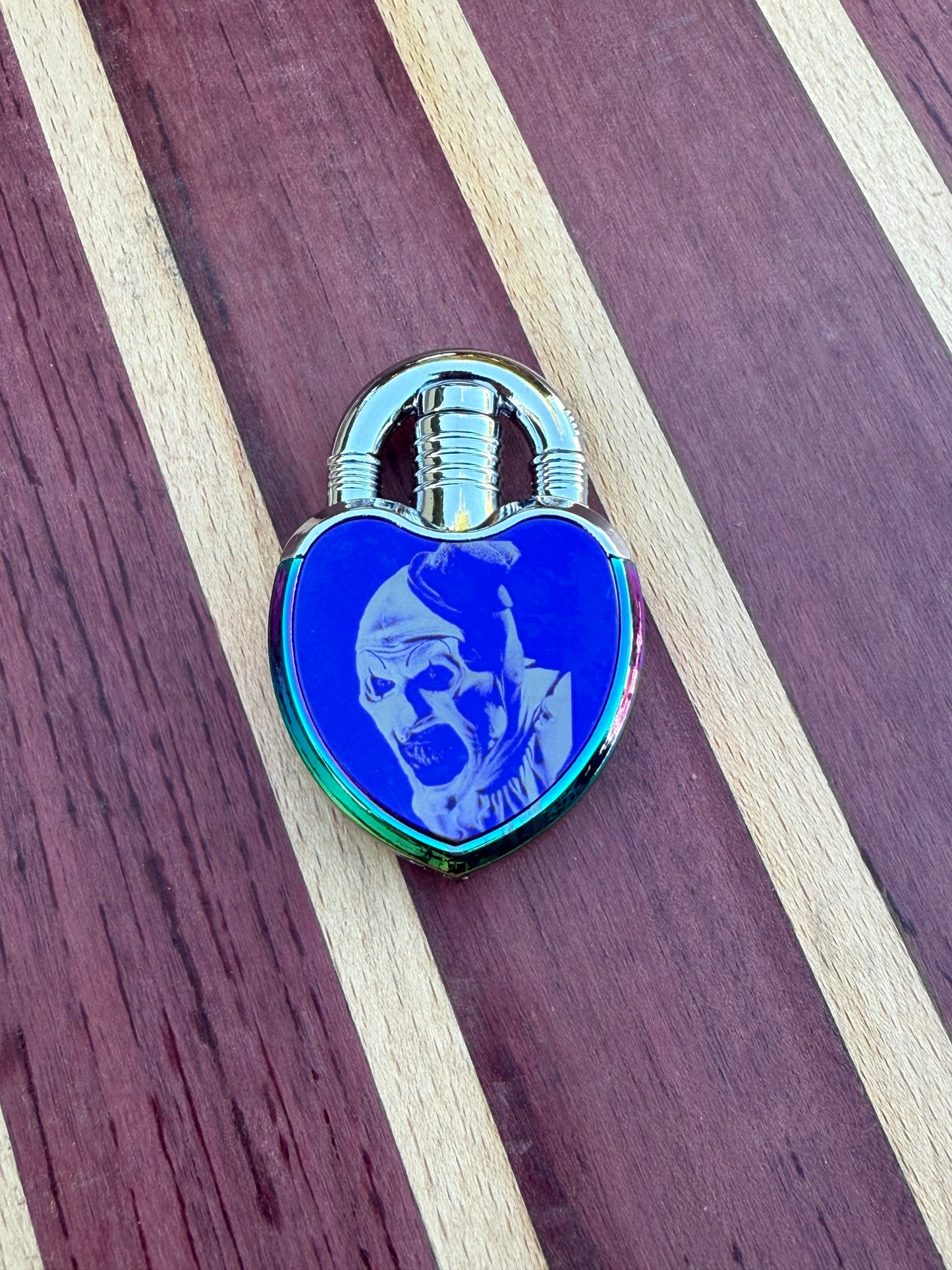 Terrifier stainless steel heart lighter